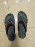 啄木鳥(niǎo)2025新款夏季真皮拖鞋男防滑耐磨牛皮人字拖夾腳沙灘休閑涼拖 棕色 41 曬單實(shí)拍圖