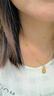 牧笛（MUDI）黃金延長(zhǎng)鏈足金999調(diào)節(jié)閃O肖邦項(xiàng)鏈?zhǔn)宙溂娱L(zhǎng)鏈DIY配件萬能安全鏈 閃o延長(zhǎng)鏈（6cm） 曬單實(shí)拍圖