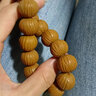 鼎楓猴頭土豪手串京八棱小核桃鳳羽猴頭南瓜樁男女單圈佛珠文玩手鏈 野生猴頭鳳羽15mm（天然無(wú)雕） 曬單實(shí)拍圖