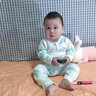 優(yōu)奇斷碼撿漏  嬰兒秋衣寶寶睡衣套裝春秋高腰護肚內(nèi)衣兒童分體打底 綠色 80cm(推薦身高76-82cm) 曬單實拍圖