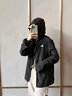 北面（The North Face）薄風(fēng)衣皮膚衣防曬UPF50+防紫外線(xiàn)戶(hù)外輕透氣外套服 JK3/宇宙黑 M /170 曬單實(shí)拍圖