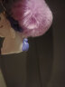沧沐布伊 可爱独角兽卡通公仔钥匙扣创意包包挂件女汽车钥匙链礼品CX  毛球款紫色 实拍图