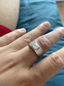 布蘭菲  男士鉆戒大福莫桑鉆石霸氣老板戒 戒指 18白金色結(jié)婚鉆戒男士 紳士款50分鉆戒 曬單實(shí)拍圖