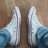 匡威（Converse）勝道運(yùn)動CONVERSE匡威 All Star 男女鞋經(jīng)典款高幫休閑情侶帆布鞋 101009 37 (235mm) 37/4.5 曬單實(shí)拍圖