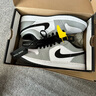 耐克（NIKE）Air Jordan 1 Low AJ1黑白灰男女款低幫休閑籃球鞋 553558-030 41 曬單實(shí)拍圖