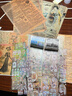 頑意屋 junk journal大尺寸復(fù)古素材紙TN硫酸紙手帳打底背景紙不帶膠 大尺寸英文打底紙8P 曬單實(shí)拍圖