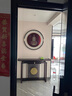 貝伊樂(lè )玄關(guān)裝飾畫(huà)圓形掛畫(huà)銅雕畫(huà)新中式客廳葫蘆畫(huà)銅版畫(huà)茶室壁畫(huà)餐廳畫(huà) A【胡桃木框】直徑80cm 曬單實(shí)拍圖