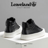 Leaveland楓葉雪地靴男鞋秋季新款潮流百搭保暖棉鞋防滑耐磨輕便休閑鞋子男 黑色 【標準皮鞋碼】 41 (255mm) 曬單實拍圖