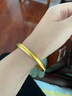 中國黃金（CHINA GOLD）黃金手鐲足金泥鰍背素圈手鐲寬面輪胎鐲光面金手鐲送女友生日禮物 定制約70g(約5-7個(gè)工作日) 曬單實(shí)拍圖