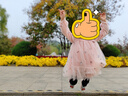 戴維貝拉（DAVE＆BELLA）女童連衣裙幼兒寶寶公主裙兒童裙子小童網(wǎng)紗裙2025秋裝新款童裙 粉色【現貨】 120 cm（建議身高110-120cm） 曬單實(shí)拍圖