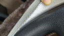 博紫適用羊毛方向盤套冬季毛絨皮毛一體汽車用品把套內(nèi)飾裝飾男士女寶 淺咖色 曬單實拍圖