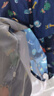 DENNY BELL寶寶爬爬服戶外嬰兒學(xué)爬行服連體衣兒童外出一體罩衣防臟全身秋冬 牛仔色連體恐龍 90碼【身高75-83cm】 曬單實拍圖