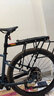 西騎者（WestBiking）自行車(chē)貨架快拆鋁合金后座架載人架子行李架單車(chē)騎行尾架裝備 黑色 曬單實(shí)拍圖