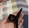 15cm特大號(hào)磨砂抓夾夏季后腦勺鯊魚夾高級(jí)感氣質(zhì)高雅簡(jiǎn)約盤發(fā)夾子 黑色【15cm】 曬單實(shí)拍圖