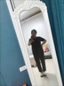 啄木鳥(niǎo)運動(dòng)套裝女休閑套裝女夏季棉質(zhì)2025新款短袖減齡運動(dòng)服洋氣兩件套 YF8711長(cháng)褲黑色 XL 曬單實(shí)拍圖