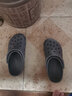 crocs男鞋女鞋明星款洞洞鞋透氣耐磨拖鞋防水輕便休閑鞋沙灘鞋10001 石板灰-0DA 38 -39(240mm) 曬單實(shí)拍圖