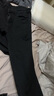 JEEP SPIRIT吉普牛仔褲男春夏季純色休閑褲子男修身牛仔長褲 黑色 30 曬單實拍圖