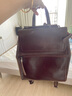 ANDSEEYOU小型真皮雙肩包女2025新款時(shí)尚百搭女士背包輕便休閑迷你頭層牛皮 咖啡色 曬單實(shí)拍圖