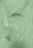 凡客诚品vancl衬衫男商务易打理纯色西服正装衬衣男士白衬衫 长-白斜纹 42 实拍图