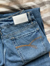 ABLE JEANS【拖地褲】女士高腰顯瘦牛仔褲闊腿褲直筒褲子女 工裝藍(lán) 25 /28 曬單實(shí)拍圖