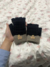 櫻蘇魚(yú)半指手套男女冬季保暖翻蓋觸屏漏指加厚手套學(xué)生寫(xiě)字騎行毛線手套 半指翻蓋手套-卡其色 曬單實(shí)拍圖