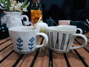 肆月水杯套裝家用咖啡杯子陶瓷馬克杯男女情侶杯一對 日式粗陶杯丨4只 曬單實拍圖