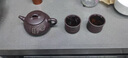 洛湘宜興竹節(jié)紫砂壺純手工大容量泡茶壺原礦老紫泥功夫茶壺石瓢壺 竹節(jié)舍得壺 250cc 曬單實(shí)拍圖