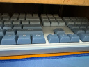 红龙（REDRAGON）KS104三模机械键盘 无线键盘全键热插拔gasket结构RGB背光104键游戏办公键盘 渐变蓝-凝霜轴 晒单实拍图