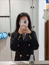 LISCN正裝西裝套裝女大學(xué)生面試工作服春秋冬新款黑色職業(yè)職場通勤穿搭 黑色西裝外套+西褲 M 曬單實拍圖