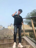 利紳狐牛仔褲男休閑褲潮流百搭長(cháng)褲韓版修身刮痕水洗小腳褲 02藍常規 31 曬單實(shí)拍圖