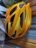 捷安特（GIANT）G833自行车骑行头盔公路防护安全头帽健身骑行装备/新老随机发 哑渐变黄 L 58-62cm 实拍图