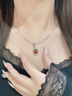 COISE十二生肖蛇紅瑪瑙吊墜 S925銀項(xiàng)鏈女士鎖骨鏈轉(zhuǎn)運(yùn)套鏈本命年禮物 925銀靈蛇紅瑪瑙吊墜+925銀鏈 曬單實(shí)拍圖
