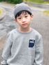 Acuc兒童帽子秋冬女孩男童針織帽冬季寶寶保暖毛線(xiàn)帽2024新款刺繡冬帽 灰色熊爪（100%澳洲羊毛織造） 建議3-8歲寶寶佩戴 曬單實(shí)拍圖