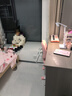 尚學(xué)猿兒童學(xué)習椅可升降椅子小學(xué)生家用寫(xiě)字椅可追背調節作業(yè)椅糾正坐姿 手搖標準款+固定腳踏-公主粉 曬單實(shí)拍圖