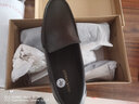 夢(mèng)特嬌（MONTAGUT）男鞋春夏季新款商務(wù)休閑高端經(jīng)典復古套腳樂(lè )福鞋耐磨緩震透氣皮鞋 黑色 43 比皮鞋尺碼偏大一碼 曬單實(shí)拍圖