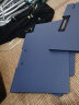 金值5个装深蓝色A4横板文件单夹  纸质资料板夹  多功能写字板垫板 学生试卷整理文具夹子 商务办公用品 实拍图