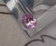 展緣粉紅碧璽單顆刻面橢圓形粉碧璽裸石女士可愛火彩好寶石戒指面戒面 橢圓形（6X8mm） 曬單實拍圖