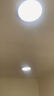 錫光LED臥室燈超薄2.5cm防潮防蚊蟲三防吸頂燈圓形浴室陽臺廚房衛(wèi)生間過道燈 白色30cm24瓦白光 曬單實拍圖