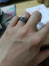 戚小米樂(lè )山戒指男潮復古做舊單身戒指開(kāi)口可調節學(xué)生食指環(huán)尾戒子送男友 曬單實(shí)拍圖