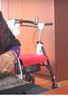 優(yōu)羽日本優(yōu)羽進口老人助步車老人手推車助行車助行器可推可坐折疊輕便 黑色掛包 曬單實拍圖