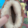 天美意靴子女商场同款厚底短靴休闲保暖女雪地靴CNA41DD3 棕色 35 实拍图