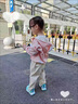 黑造【三件套】品牌女童套裝幼童衣服春秋款兒童外套春裝小孩嬰兒服裝 粉紅色 90尺碼建議1-2歲(80-90cm) 曬單實拍圖