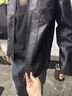 皮爾卡丹（pierre cardin）高檔真海寧皮衣男士春秋季新款潮流百搭外套休閑痞帥修身皮夾克男 黑色（春秋款） XL 推薦116-130斤 曬單實(shí)拍圖