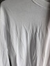 無(wú)印良品（MUJI）女式 雙股天竺編織 圓領(lǐng)長(cháng)袖T恤 上衣打底衫女款內搭女裝25年秋季 白色 S (155/80A) 曬單實(shí)拍圖