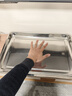 廚萬(wàn)雅商用不銹鋼方盤(pán)蒸飯盤(pán)蒸飯柜托盤(pán) 430無(wú)孔60*40*4.8cm（京倉） 曬單實(shí)拍圖