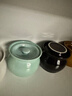燉工房瓦罐煨湯江西沙縣小吃朱雀湯燉罐家用燉盅陶瓷帶蓋隔水一人蒸蛋盅 一棕一青一白，一個(gè) 400ml 曬單實(shí)拍圖