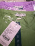 艾路丝婷夏装短袖T恤女上衣韩版修身圆领纯色棉体恤TX3361 墨绿色 170/92A/XL 实拍图