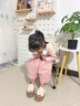 樂卡利兒童棉鞋女童卡通毛拖鞋包跟室內(nèi)外穿防滑冬季加厚保暖男童家居鞋 棕色包跟32/33碼內(nèi)長19cm 曬單實拍圖