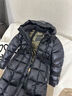 高梵黑金鵝絨服女王4.0九格長款泡芙羽絨服女過膝顯高顯瘦時尚外套 4.0黑色 M 曬單實拍圖
