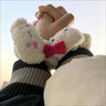 薇施妮（WEISHINI）可愛(ài)玉桂狗hellokitty毛絨發(fā)圈日系風(fēng)大腸發(fā)圈卡通三麗鷗發(fā)繩 主圖2個(gè)裝 A22-202 曬單實(shí)拍圖